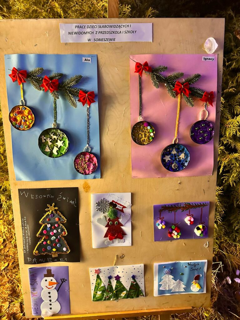 Prace przedszkolaków na wystawie