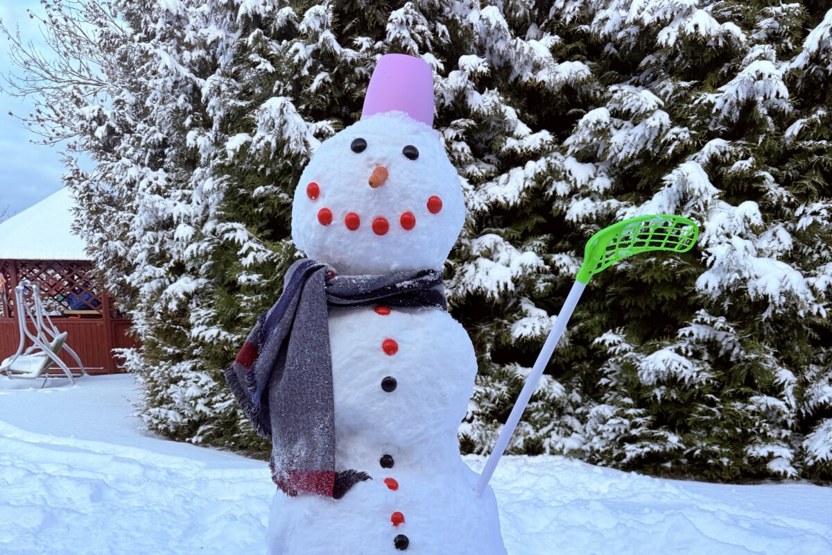 Przedszkolny bałwanek