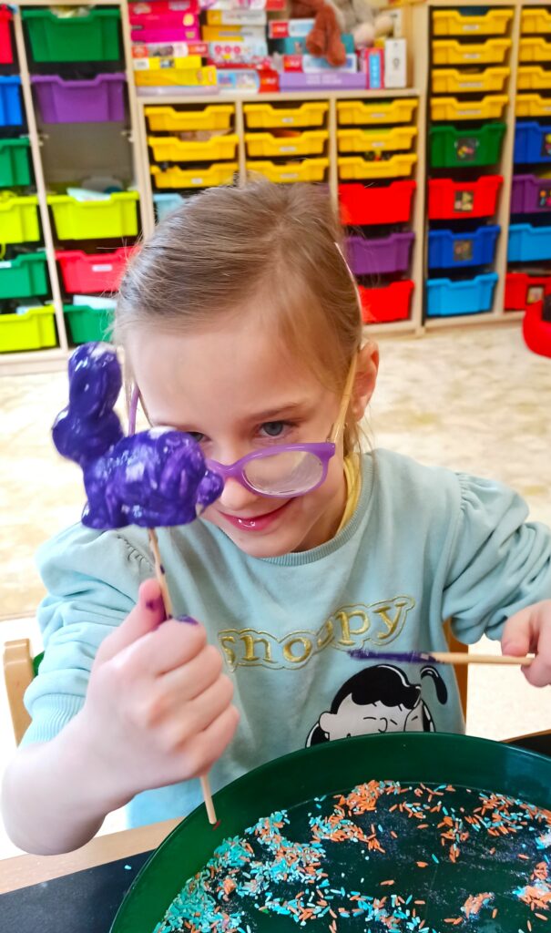 Malowanie zajączków 